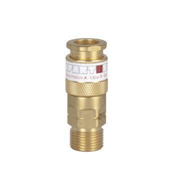 Szybkozłączka przypalnikowa - gniazdo z gwintem zew. G 3/8''LH (gaz palny)
