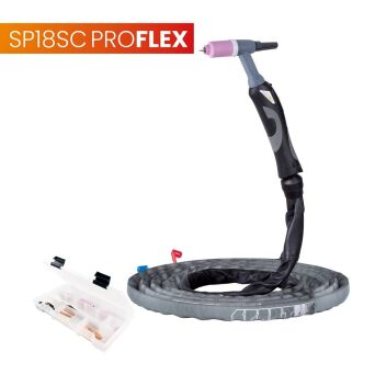 Uchwyt TIG 18SC, 4m, seria ProFLEX, 1B, pakiet U, przyłącze pasujące do FRONIUS®