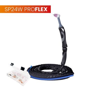 Uchwyt TIG 24W, 4m, seria ProFLEX, mini 1B, pakiet U, przyłącze pasujące do KEMPPI®