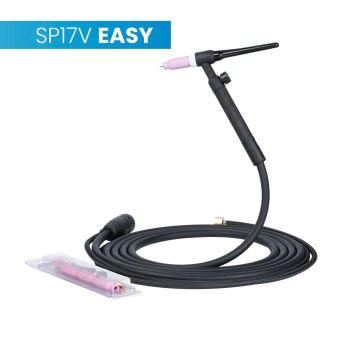 Uchwyt TIG 17V, 4m, seria Easy, pakiet D, SK35, 2m wężyka, nakrętka 1/4