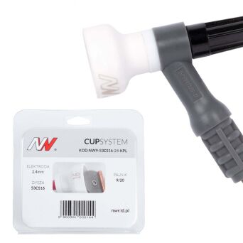 CUPSystem - zestaw 9/20 dysza kielich #16 [na elektrodę 2.4]