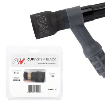 CUPSYSTEM Black - zestaw 9/20 dysza kielich #11 [na elektrodę 2.4]