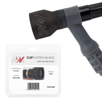 CUPSYSTEM Black - zestaw 9/20 dysza kielich #13 [na elektrodę 2.4]