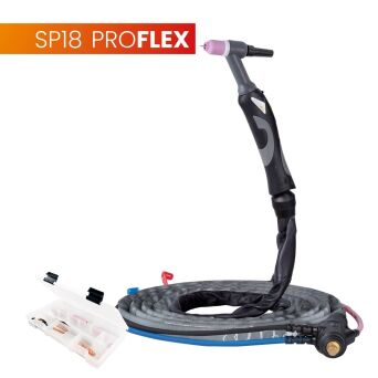 Uchwyt TIG 18, 4m, seria ProFLEX, 1B, pakiet U, przyłącze SPARTUS®