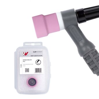 CUPSystem - zestaw 9/20 dysza kielich #12 [na elektrodę 2.4]