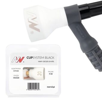 CUPSYSTEM - zestaw 9/20 dysza kielich #20 [na elektrodę 2.4]