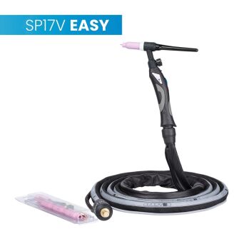 Uchwyt TIG 17V, 4m, seria Easy,  sterowanie w rękojeści, pakiet X, przyłącze SPARTUS®