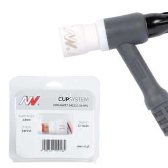 CUPSystem - zestaw 17/18/26 dysza kielich #10 [na elektrodę 1.6]