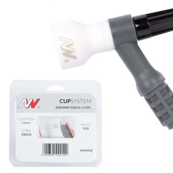 CUPSystem - zestaw 9/20 dysza kielich #14 [na elektrodę 2.4]