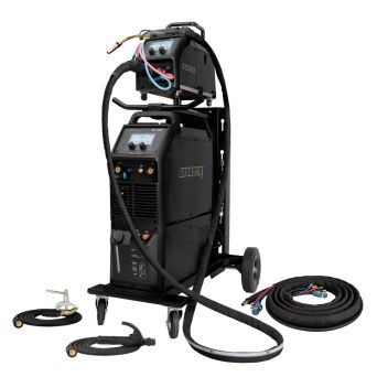 ProMIG 535 DUAL PULSE  [źródło, chłodnica, podajnik, przewód zespolony, wózek] pakiet z uchwytem SPP501 - 3m