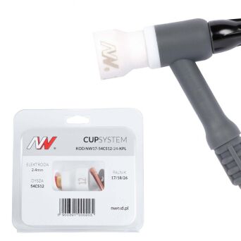 CUPSystem - zestaw 17/18/26 dysza kielich #12 [na elektrodę 2.4]
