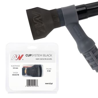 CUPSYSTEM Black - zestaw 9/20 dysza kielich #17 [na elektrodę 2.4]