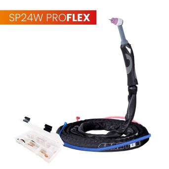 Uchwyt TIG 24W, 4m, seria ProFLEX, mini 1B, pakiet U, przyłącze pasujące do FRONIUS®