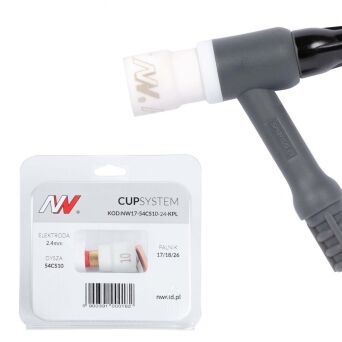 CUPSystem - zestaw 17/18/26 dysza kielich #10 [na elektrodę 2.4]