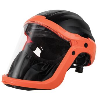 Przyłbica do szlifowania SPARTUS Ultra NX47 z kanałem nawiewowym i wężem powietrznym