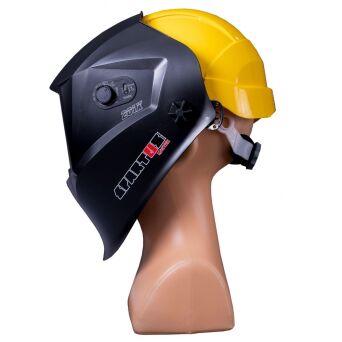 Przyłbica SPARTUS Master 201X z kaskiem i adapterem